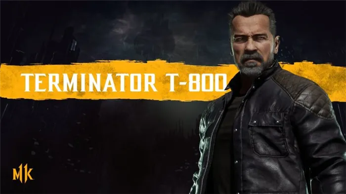 Персонажи Мортал Комбат 11 Терминатор (Terminator T-800)