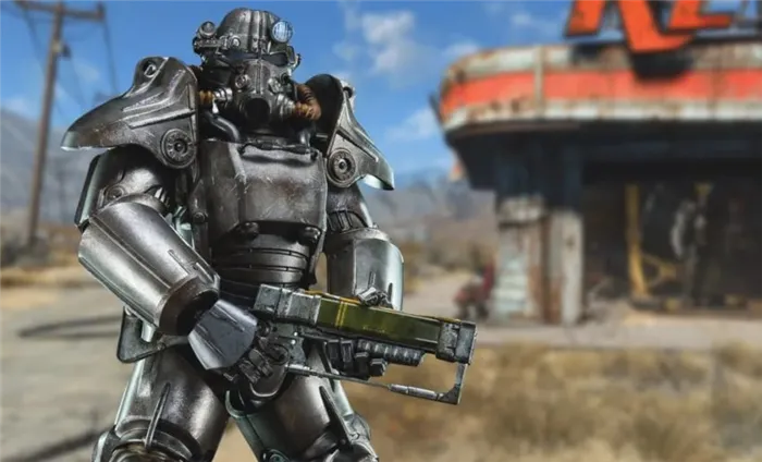Силовая броня Т-45 в Fallout-4
