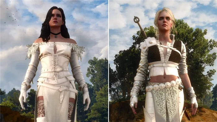 Alternative Look for Ciri and Yennefer