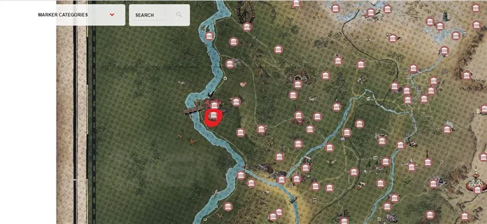 Пойнт Плезант на карте в Fallout 76