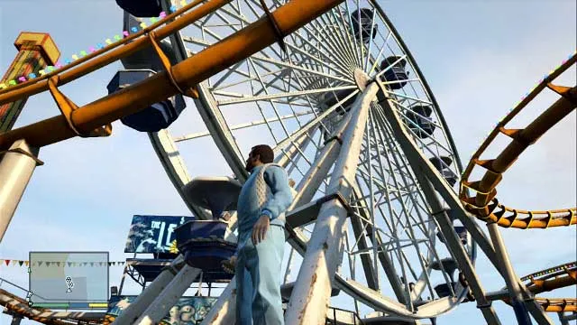 Колесо парка аттракционов - главная достопримечательность на пляже - Лос-Сантос - Основные моменты - Руководство по игре Grand Theft Auto V