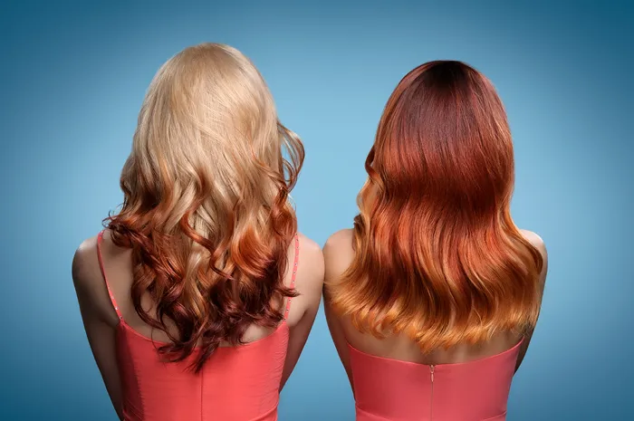 Покраска волос - укладка волос в AdobePhotoshop