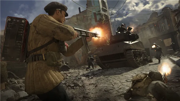 Call of Duty - это игра-шутер, основанная на событиях Второй мировой войны.