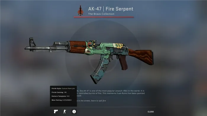 AK-47 Огненная змея