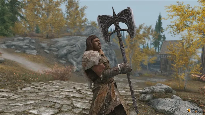 Лучшее двуручное оружие Skyrim - как получить уникальные топоры, двуручные мечи, молоты и луки