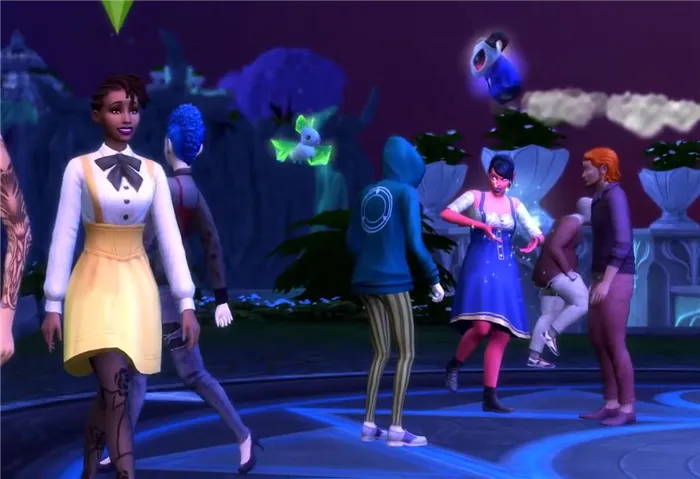 Семьи помогают вашим ведьмам и колдунам и защищают их от смерти в The Sims 4: RealmofMagic.