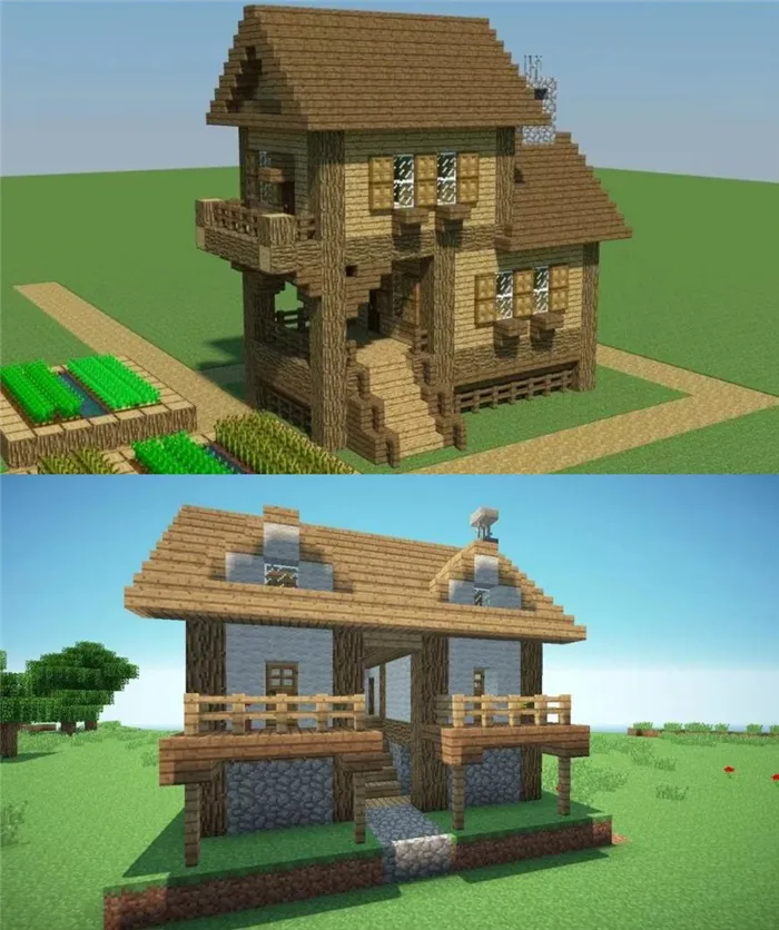 Формы деревянных домов