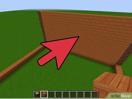 Изображение строительства гигантского дома в Minecraft Шаг 2