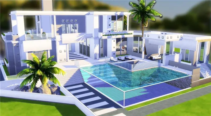 Элегантный дом в Sims 4