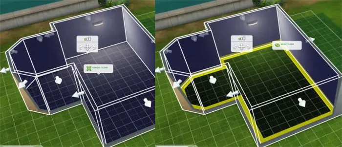 Sims 4 Комнаты напольные