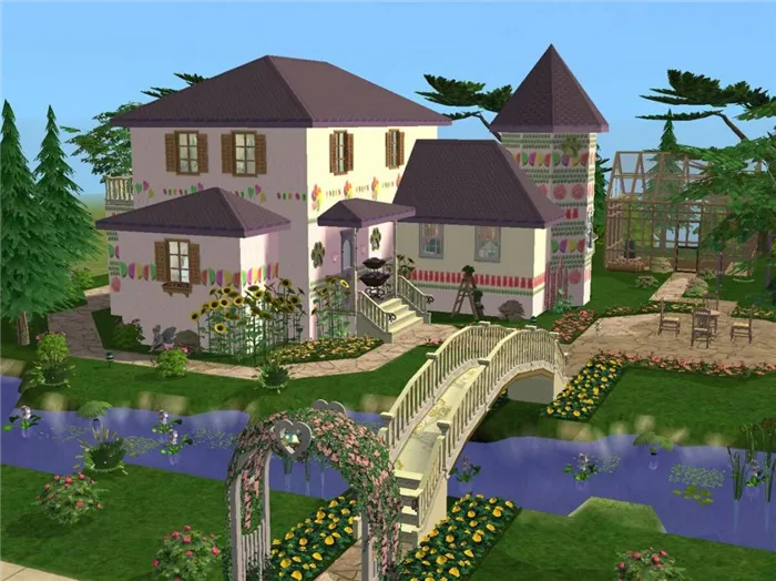Детский домик для Sims 4