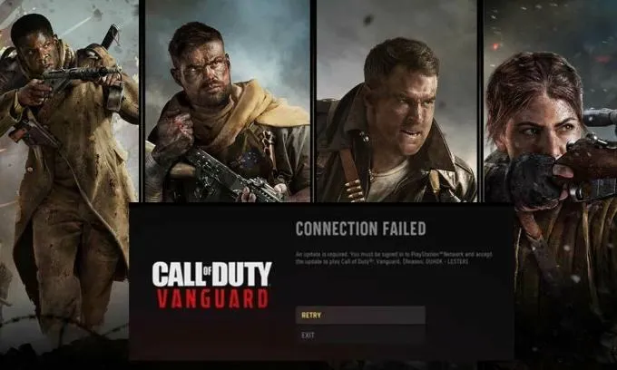 Διορθώθηκε: Σφάλμα σύνδεσης Call of Duty Vanguard: Απαιτείται ενημέρωση.