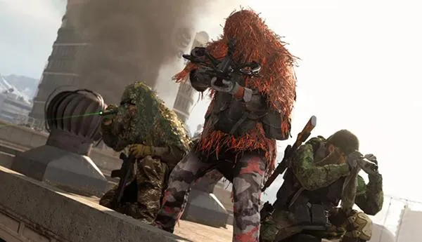 Снимки из игровой сессии Call of Duty: Warzone