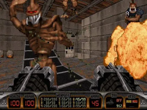 Обзор Duke Nukem 3D-Retro Он идет к нам на помощь!