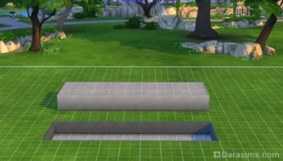 Различные платформы высоты The Sims 4