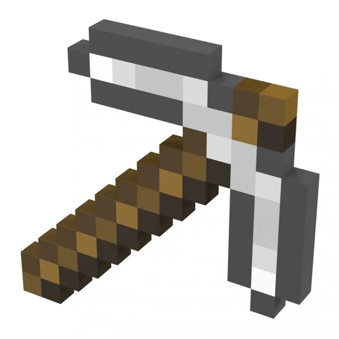 Кирка - ключевой инструмент для строителей Minecraft