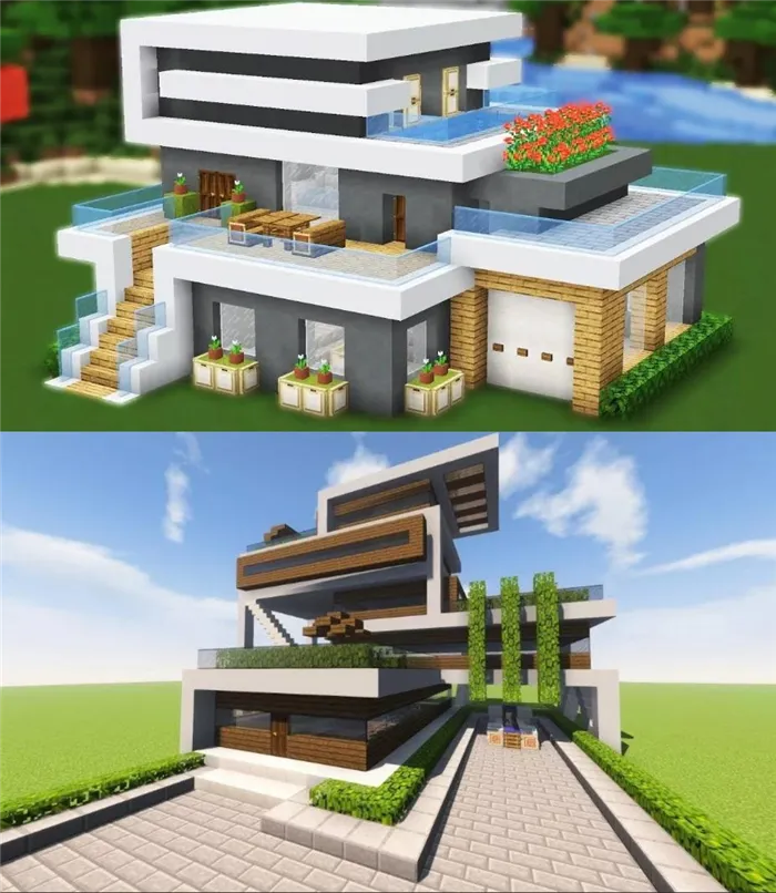 Minecraft Дом.