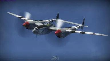 XP-38G или P-38G Lightning с полосами вторжения