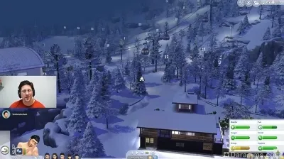 Обзор потокового вещания Sims 4 Snowpans