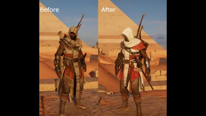 Ornate Assassin Outfit – Egyptian Hedj Replacer