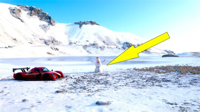 Forza Horizon 5 Winter #Snowgiant Photo Challenge: How To Take A Photo Of Any Vehicle At The Top Of La Gran Caldera