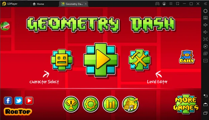 Скриншот из игры Geometry Dash - Мод меню v0.3