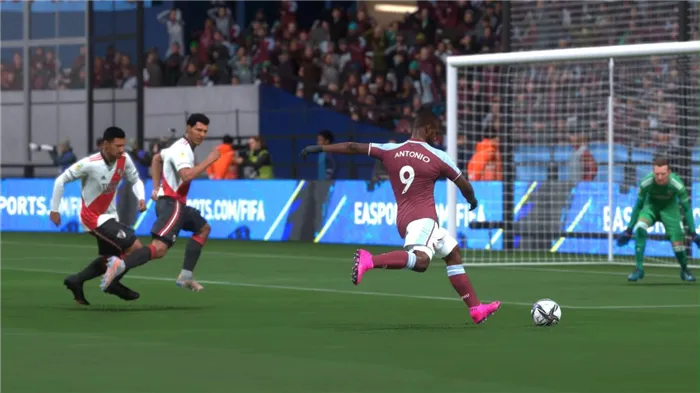 FIFA-22-как стрелять-Антонио