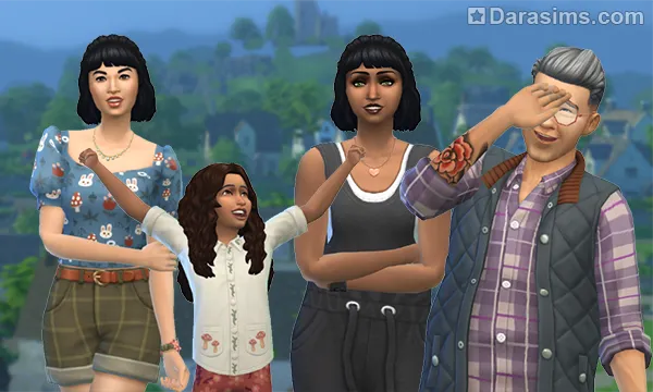 Жители Хэнфорд-он-Бэгли в «The Sims 4 Загородная жизнь»