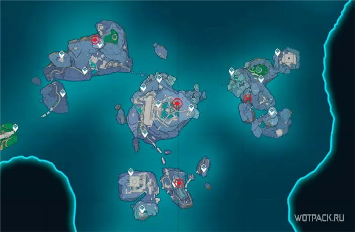 карта всех камней Кабаямы