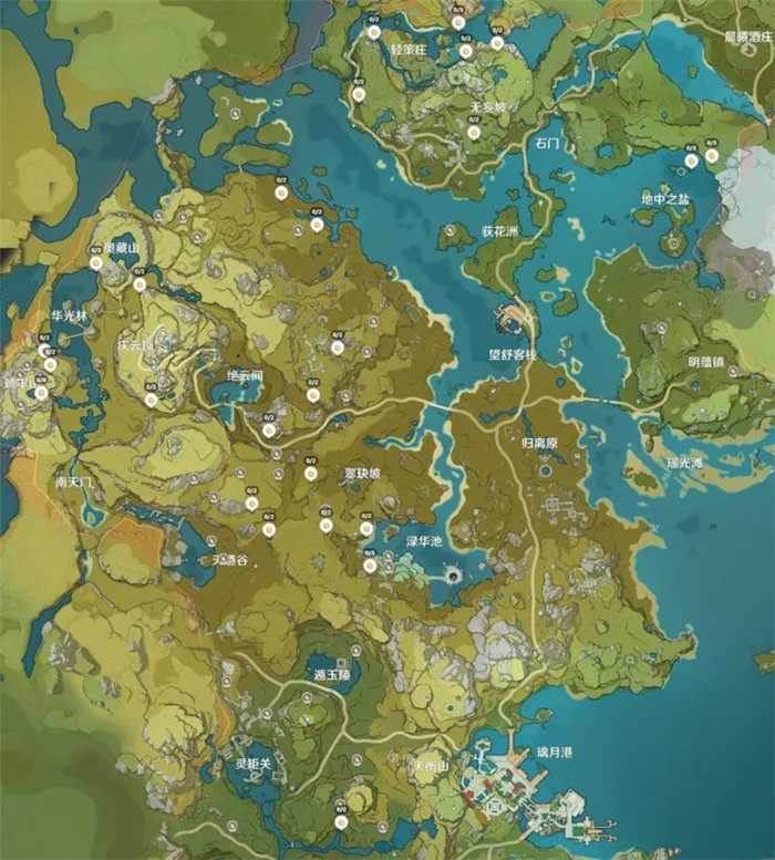 Карта расположения Кор Ляписа — Genshin Impact (Геншин Импакт) (изображение 3)