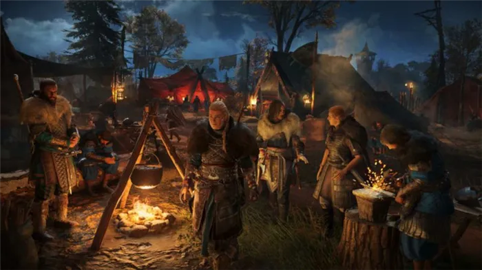 Скриншот подготовки к бою из Assassin’s Creed Valhalla