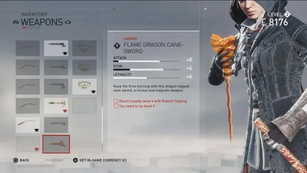 Flame Dragon Cane Sword
