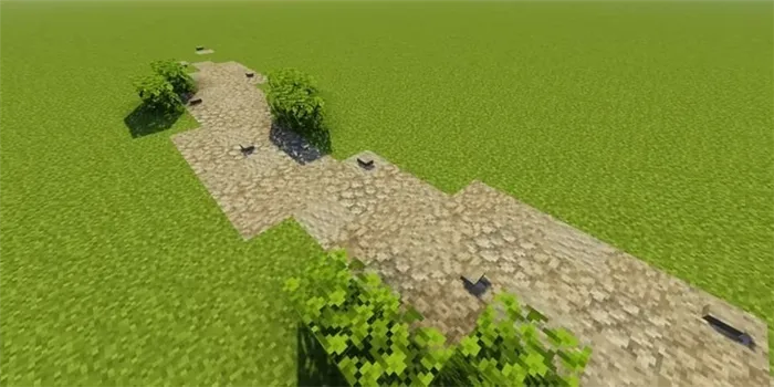 Стройте дорожки в Minecraft