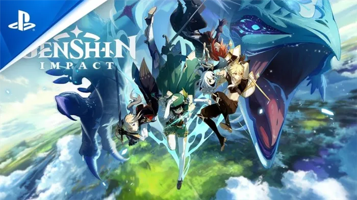 Как обновить титульное изображение Genshin Impact для PS4